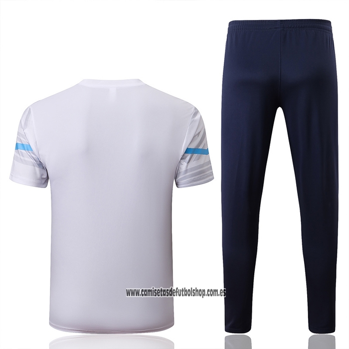 Chandal del Olympique Marsella 22-23 Manga Corta Gris